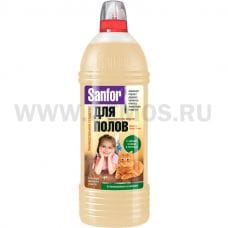 Sanfor 1л Для полов Ультра Блеск Забота о доме, Ч/с