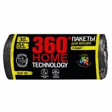 360 Home Technology Пакет д/мусора 35л бл30 черный