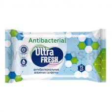 ULTRA Fresh влажные салфетки бл15 Antibacterial