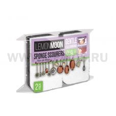 LEMON MOON RETRO СКАНДИ бл2 губки для посуд деликатные