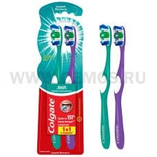 З/щетка Colgate 360 Суперчистота сред 1+1 беспл