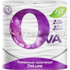 Полотенца бумажные OVA 2-сл бл 2 13 м