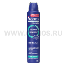 ЧЗ Д/т DEONICA 200мл антиперспиран FOR MEN Невидимый спрей