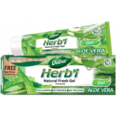 Dabur 150г Herb’l Olive с зубной щеткой, гель (ОАЭ),З/п