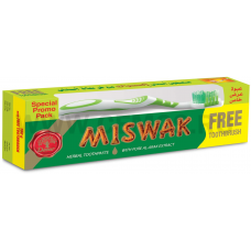 Dabur 190г Miswak Herbal с зубной щеткой (ОАЭ), З/п