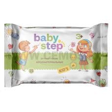 Baby Step влажные салфетки 15 шт детские антибак