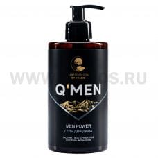 Гель для душа Q'MEN Power 410мл мужской