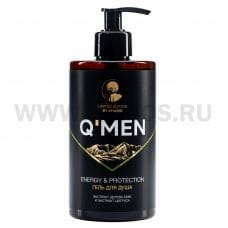 Гель для душа Q'MEN Бодрость и защита 410мл мужской