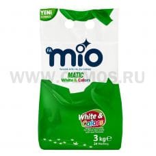MIO  3кг стиральный порошок для белого и цветного, С/п