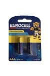 EUROCELL батарейки ( мизинцы )  АAА бл2 цинк-углеродные