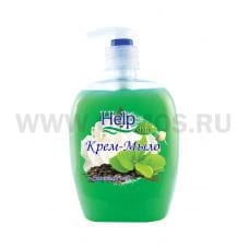ХЭЛП Жид/мыло-крем 500мл Зеленый чай (дозатор)