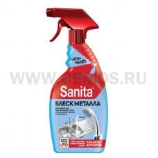 Sanita 500мл спрей блеск металла триггер, Ч/с***