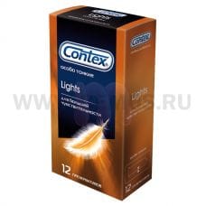 CONTEX Lights (особо тонкие) презервативы №12