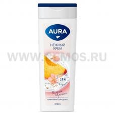 ЧЗ AURA Гель д/душа 390мл Персик и Аргана, флакон/флиптоп