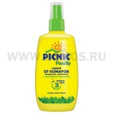 Picnic Family 120мл репеллентный спрей от комаров