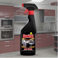 SANITOL 500мл д/кухни универ. с распылителем,Ч/с