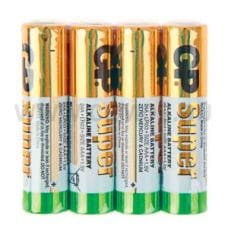 GP Super Alkaline батарейки 24A ( мизинцы) АAA в пленке бл4