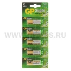 GP Super Alkaline батарейки 15A (пальцы) AA отрыв блист бл5