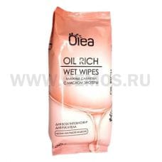 OLEA Влажные салфетки 60шт. с маслом энотеры