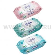 PREDO Clear Care влажные салфетки бл72, с крышкой