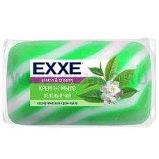 EXXE 1+1 80г крем мыло Зеленый чай зеленое