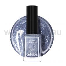 JM Лак д/ногтей CRYSTAL тон 707 фиолетово-серебристый блестя