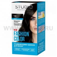 Краска д/волос Студио Профешнл Fashion Color 1,0 Черный*
