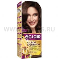 Краска-крем д/волос Eclair OMEGA-9 3,7 Черный шоколад