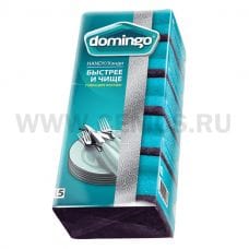 ДОМИНГО ХЭНДИ бл5 губка для посуды комфортные