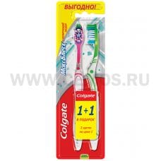 З/щетка Colgate Макс Блеск средняя 1+1 в под.*