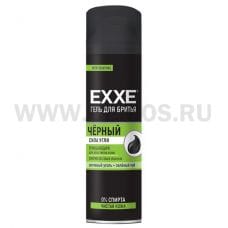 EXXE Гель для бритья 200мл Черный для всех типов кожи (6шт )