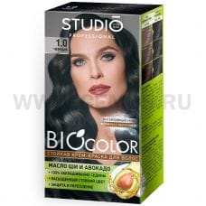 Краска-крем д/волос Biocolor 1,0 Черный