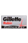 Лезвия Gillette Rubie Platinum бл5 20 пачек 1 лист
