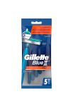 Станки одноразовые Gillette BlueII Plus бл5
