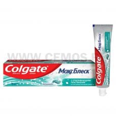 Colgate  50мл Макс Блеск Отбел Кристальная  мята ,З/п