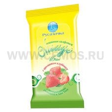 VISAGE Влажные салфетки 15шт. клубника