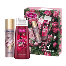 РЕКСОНА+CAMAY п/н Парфюмер.коллекция (дез/спрей150+гелдд250)