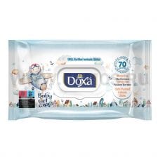 DOXA Влажные салфетки бл70 Детские голубые