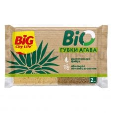 BIG City Губка бл2 кухонная BIO АГАВА