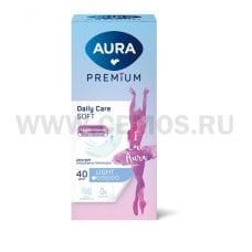 AURA г/пак Premium ежедневные ультратонкие LIGHT 40шт