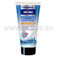 Dermanika крем после бритья, с витамином F, 75мл