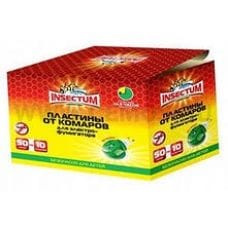 INSECTUM LABORATORY Пластины для электрофумигатора 10шт.