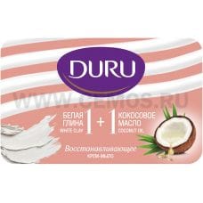 Duru Крем 1+1 80гр\Глина и масло кокос, Т/м