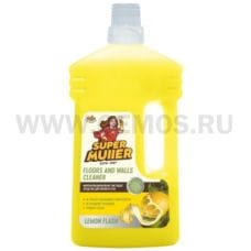 SUPER MULLER 1л Лимон сред д/полов и поверхностей,Ч/с SUPER MULLER 1л Лимон сред д/полов и поверхностей,Ч/с