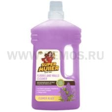 SUPER MULLER 1л Лаванда сред д/полов и поверхностей,Ч/с SUPER MULLER 1л Лаванда сред д/полов и поверхностей,Ч/с