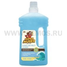 SUPER MULLER 1л Океан сред д/полов и поверхностей,Ч/с