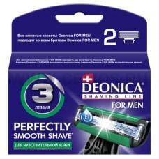 DEONICA 3 FOR MEN Сменные кассеты бл2
