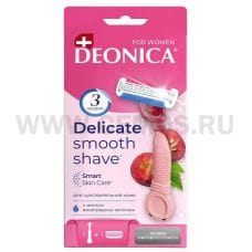 DEONICA 3 FOR WOMEN Бритвенный станок с кассетой