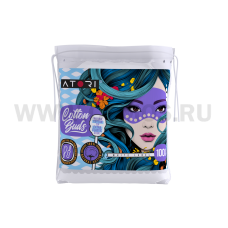 АТОРИ Ватные палочки бл100 Белые п/э