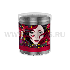 АТОРИ Ватные палочки бл180 Черные банка Круг